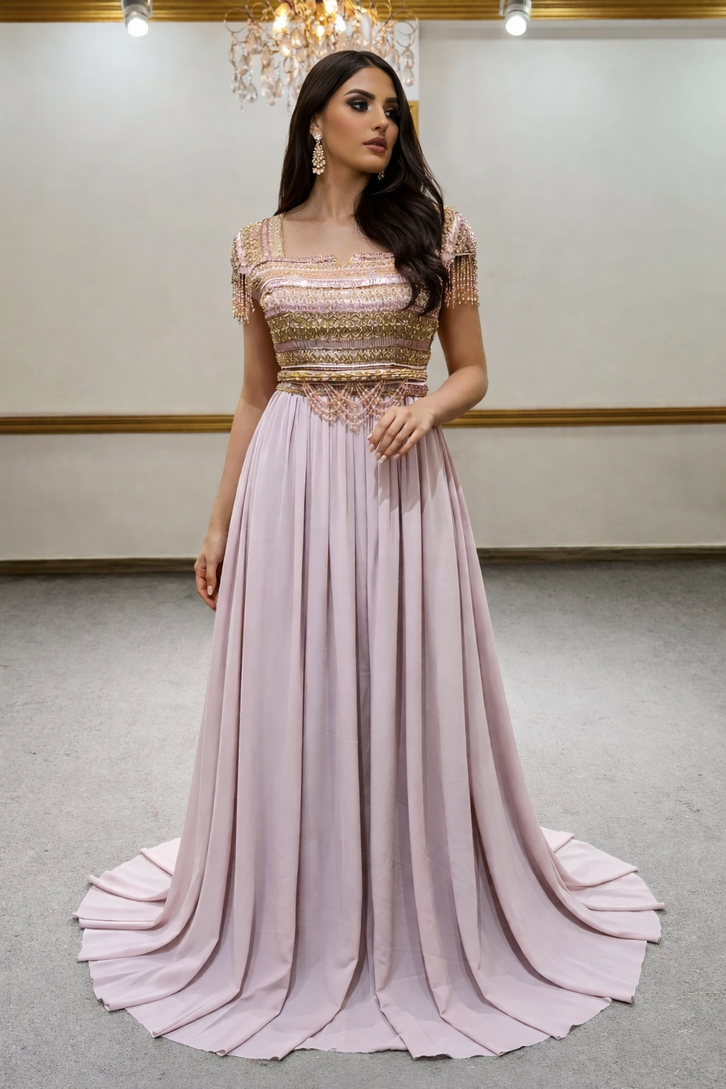 ✨ Robe Nousseyba Mousseline – Collection Prestige