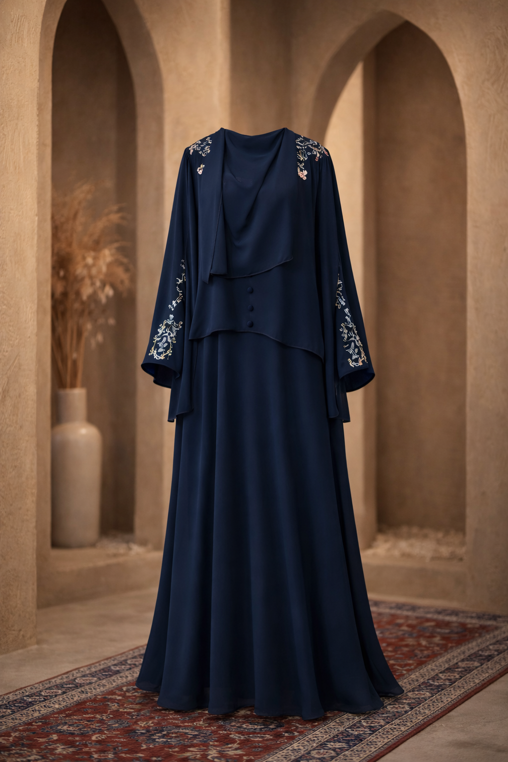 Abaya Élégance Minuit