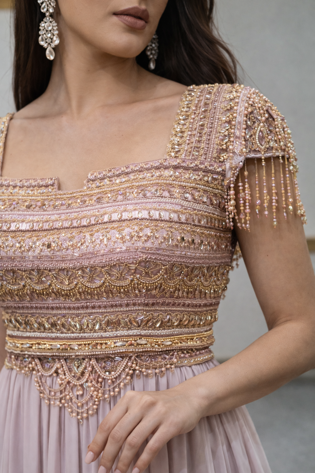 ✨ Robe Nousseyba Mousseline – Collection Prestige