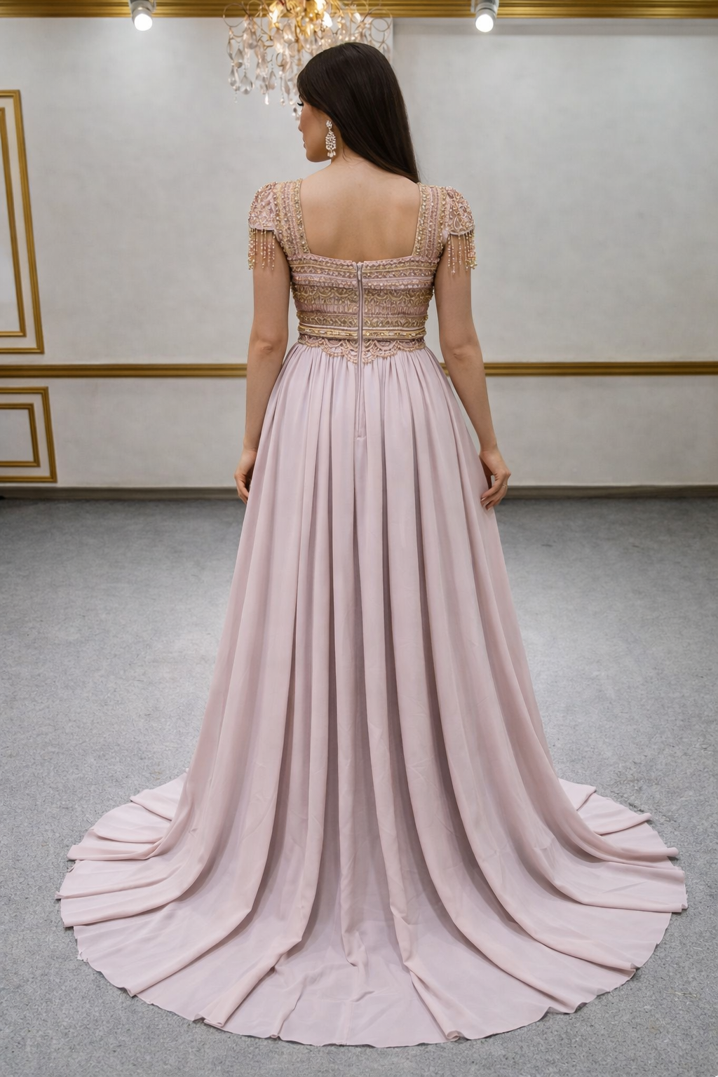 ✨ Robe Nousseyba Mousseline – Collection Prestige